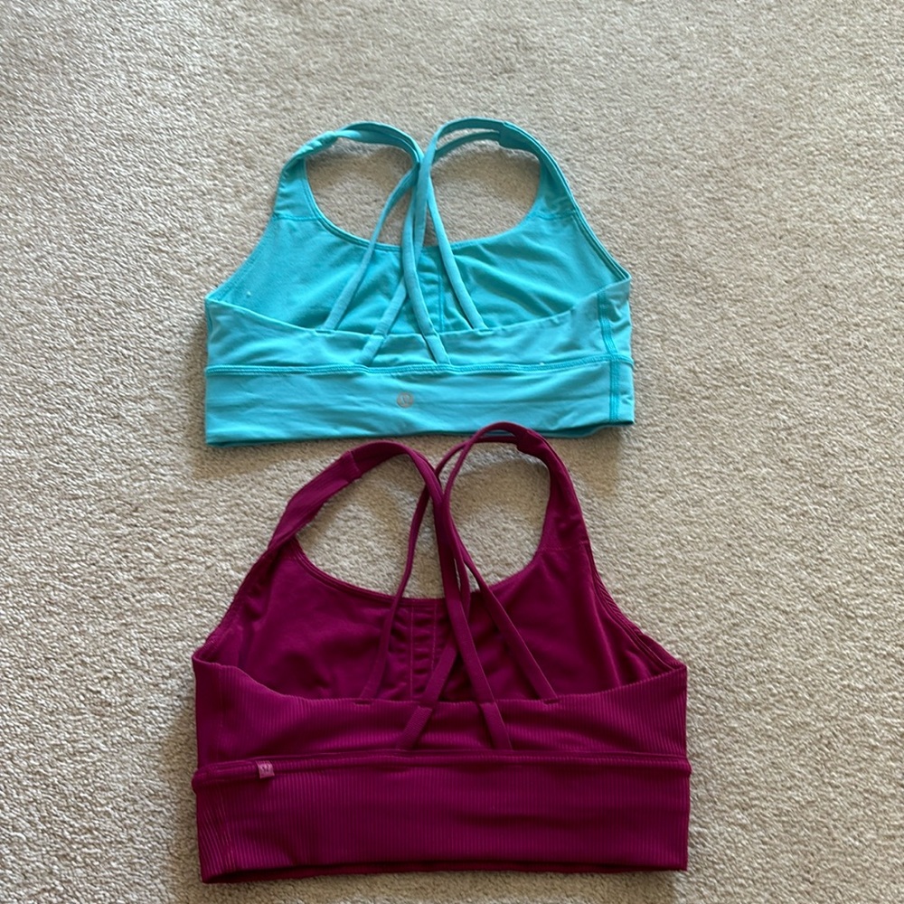 Set of 2 lululemon Energy Bra Medium Support, B–D Cups Size 8